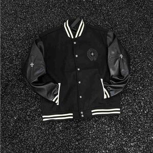 Chrome Hearts Monochrome Varsity Jacket